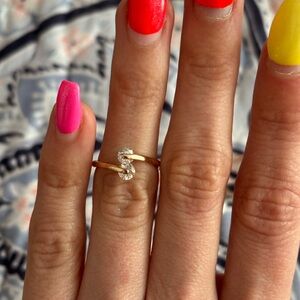 925 Sterling Silver Rose Gold Ring